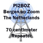 PI2BOZ 430.025 MHz Bergen op Zoom Repeater